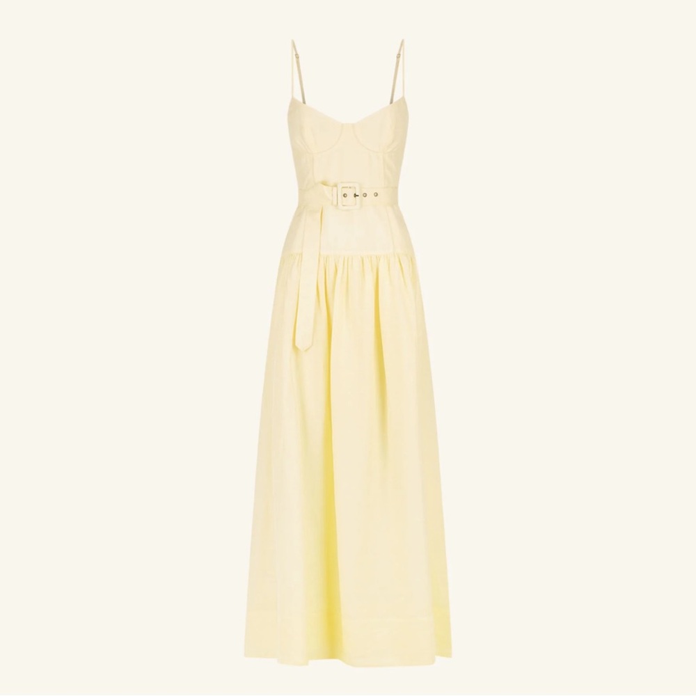 Shona Joy Limon Panelled Bustier Maxi Dress - US 4 *BNWT* - Picture 8 of 13